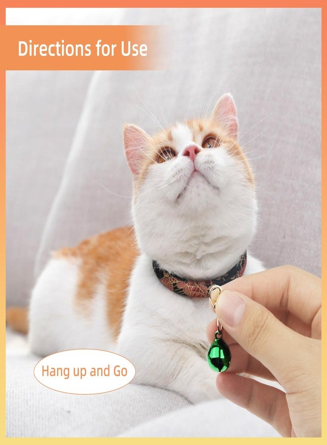 Foyods 9PCS Bell for Dog & Cat Collar - Colorful Cat & Dog Bells with Key Rings & Clasps - Image 3